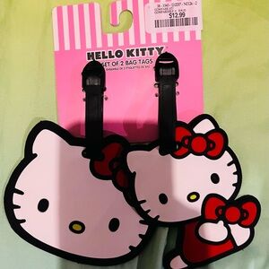 Hello Kitty Pink and Red Bag Tags